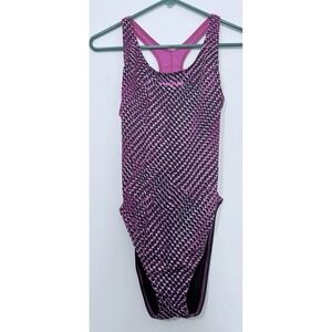 Womens Swimming Head Swimsuit LiquidLast Head Camo Lady Magenta XL Size 38
